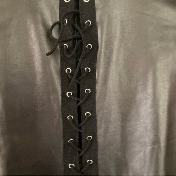 Long Sleeve Bodysuit Size Small Black - Picture 2 of 7